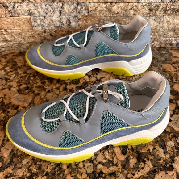 Longchamp Freeminder Blue Tennis Trainers - Picture 6 of 12